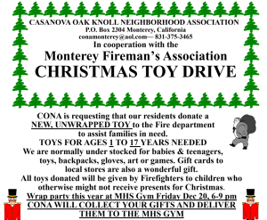 Christmas Toy Drive 2024